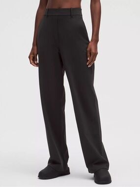 lululemon athletica Wide-Leg High-Rise Pants - Black